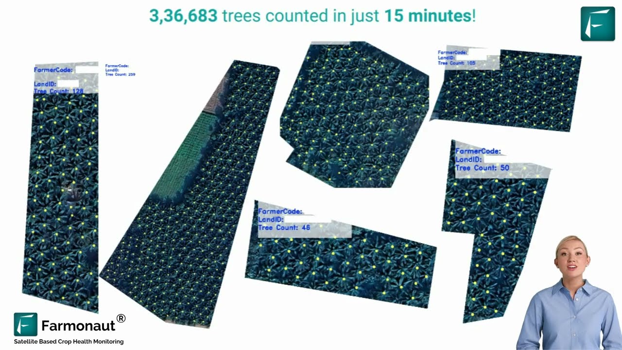 Satellite & AI Based Automated Tree Detection For Precise Counting and Location Mapping