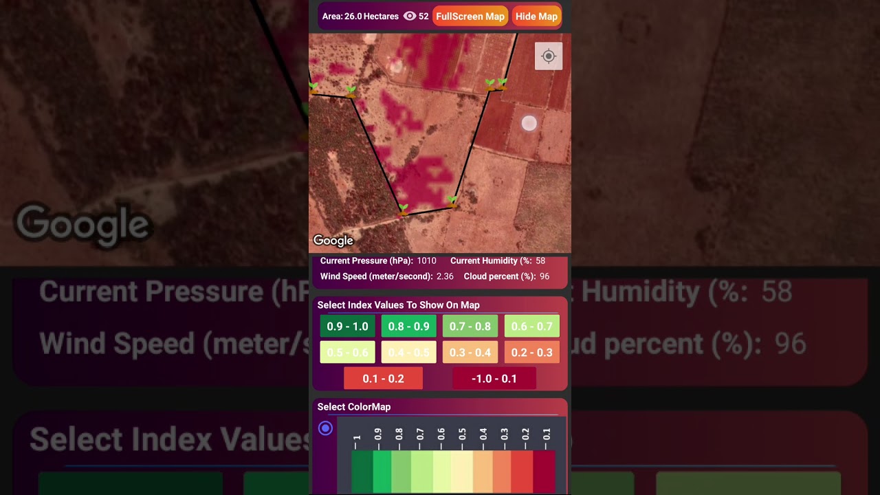 Farmonaut® Satellite Based Crop Health Monitoring