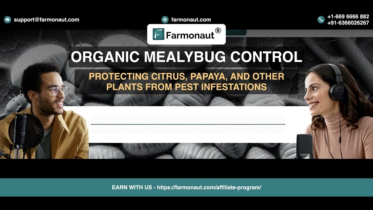 Organic Mealybug Control :  Protecting Citrus, Papaya, and Other Plants from Pest Infestations