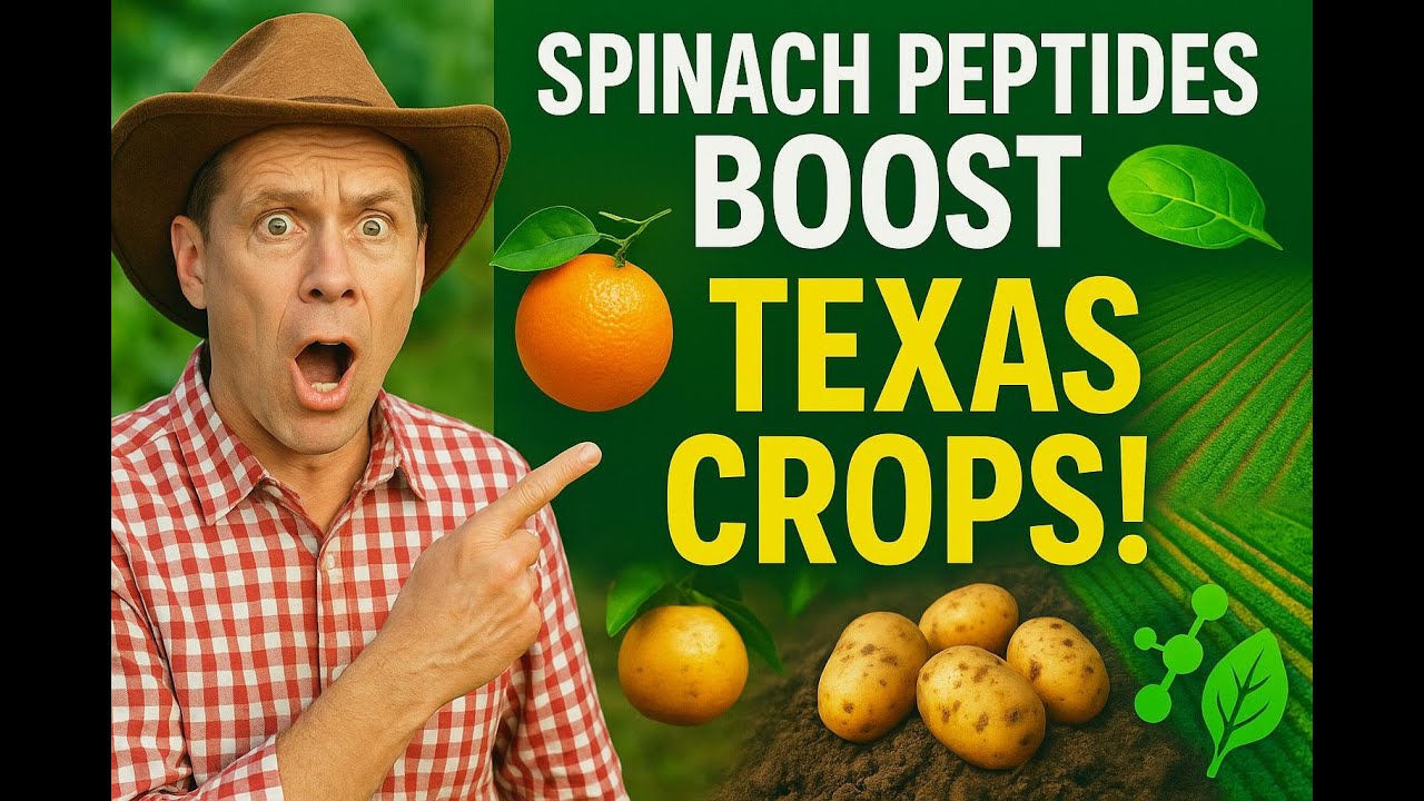 Spinach Peptide Bio-Pesticide 2025 | Ends Citrus Greening & Zebra Chip—Texas Yield Skyrockets!