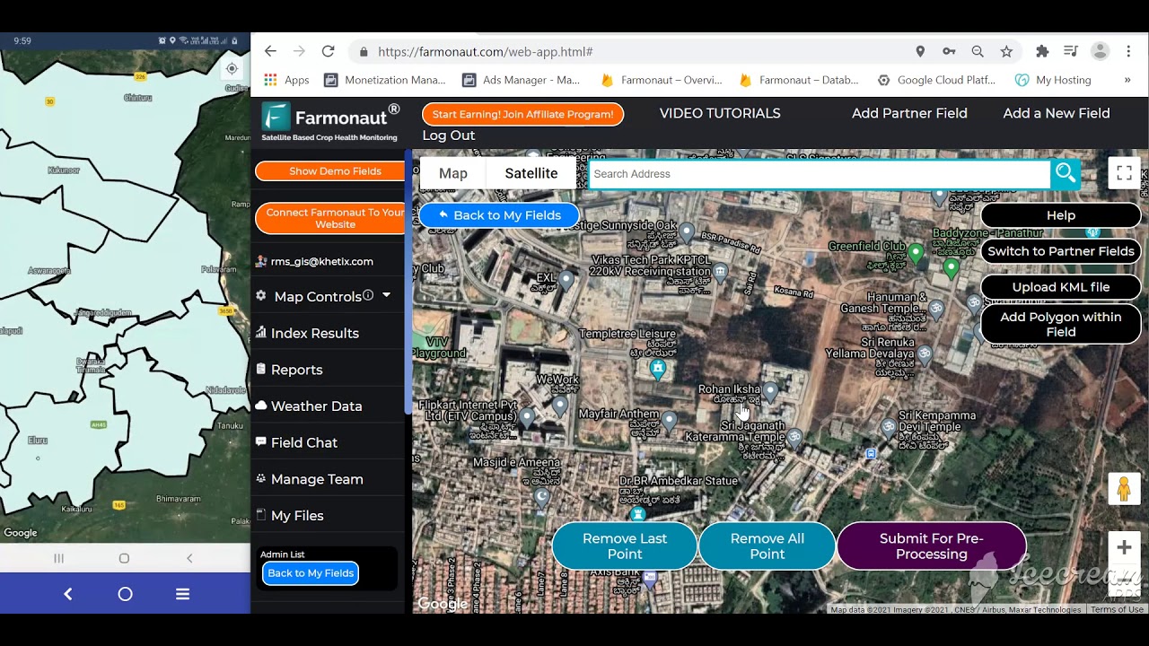 Farmonaut Large Scale Field Mapping & Satellite Based Farm Monitoring | How To Get Started