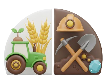 For Agriculture and mining professionals